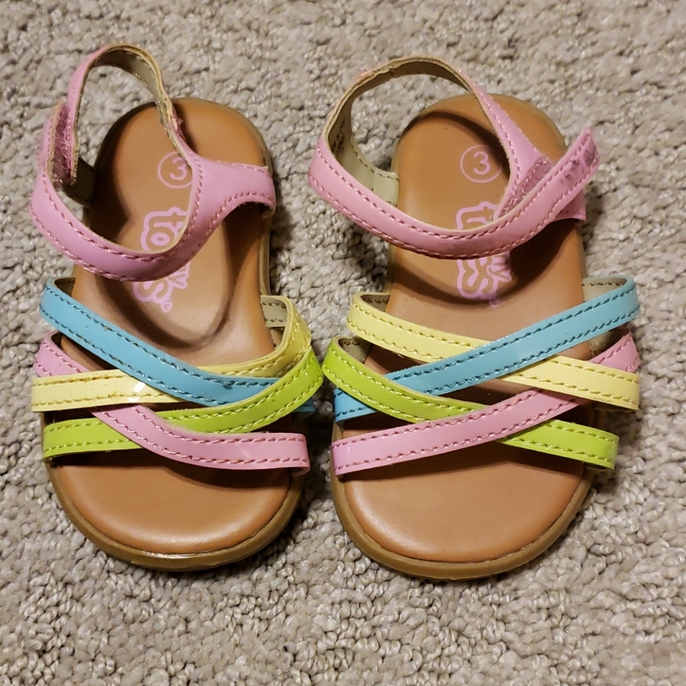 Infant Girl Sandals Size 3